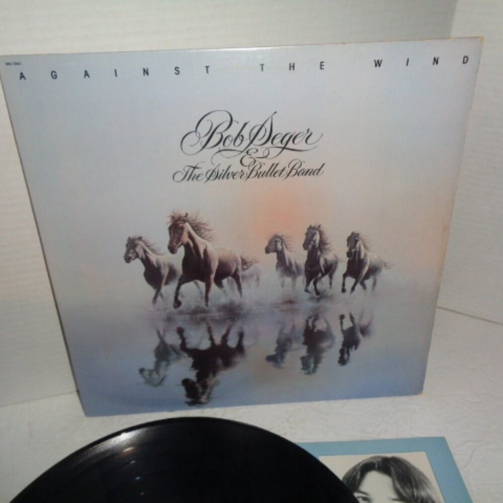 Bob Seger & The Silver Bullet Band, Against The Wind LP. Record 1980 VG+/EX